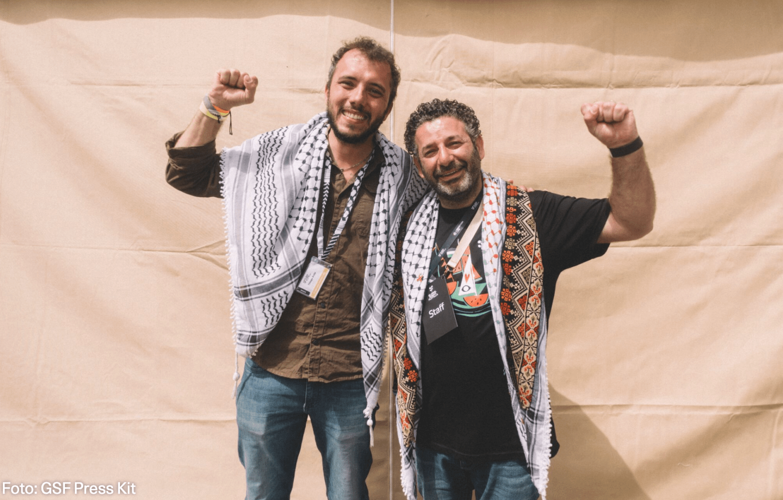 Saif Abu Keshek and Thiago Avila - Global Sumud Flotilla