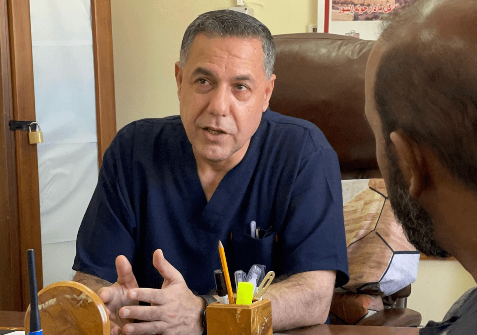 Kamal Adwan Hospital director Hussam Abu Safiya